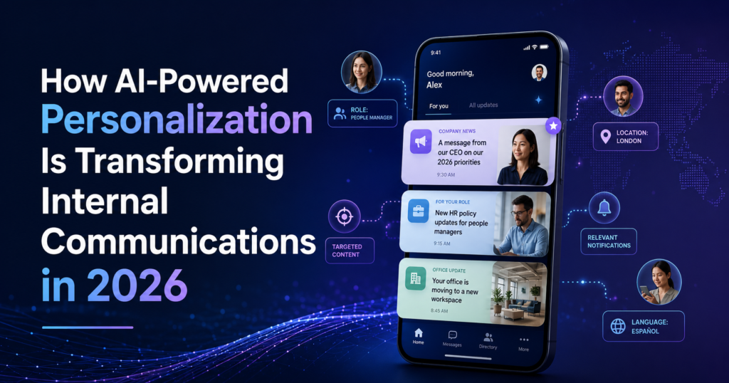 AI-Powered Personalization in Internal Communications 2026