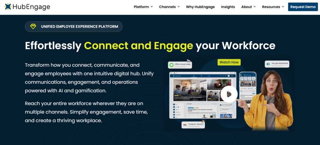 HubEngage Home Page