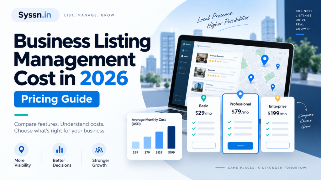 Business Listing Management Cost in 2026