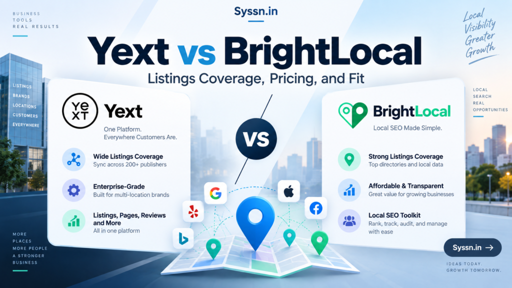 Yext vs BrightLocal