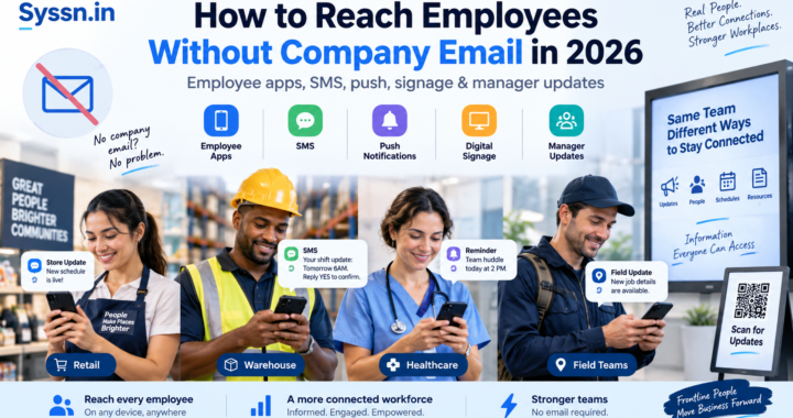 communicate with employees without email