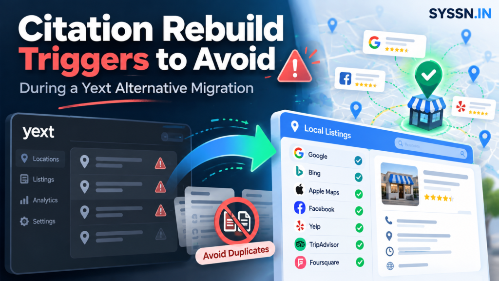 Citation Rebuild Triggers to Avoid in a Yext Migration