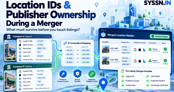 Location IDs and Publisher Ownership During a Merger