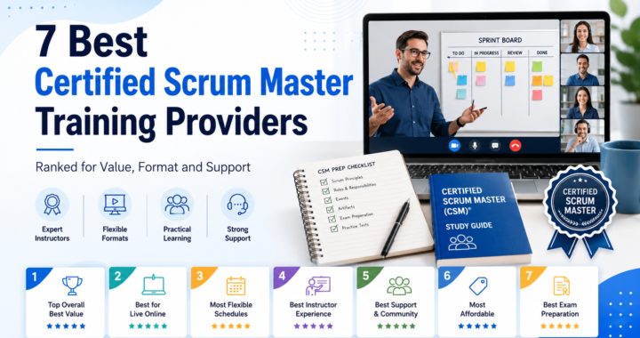 best Certified Scrum Master training providers