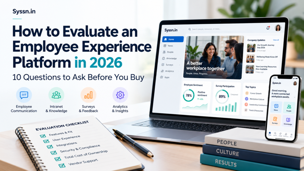 How to Evaluate an Employee Experience Platform in 2026